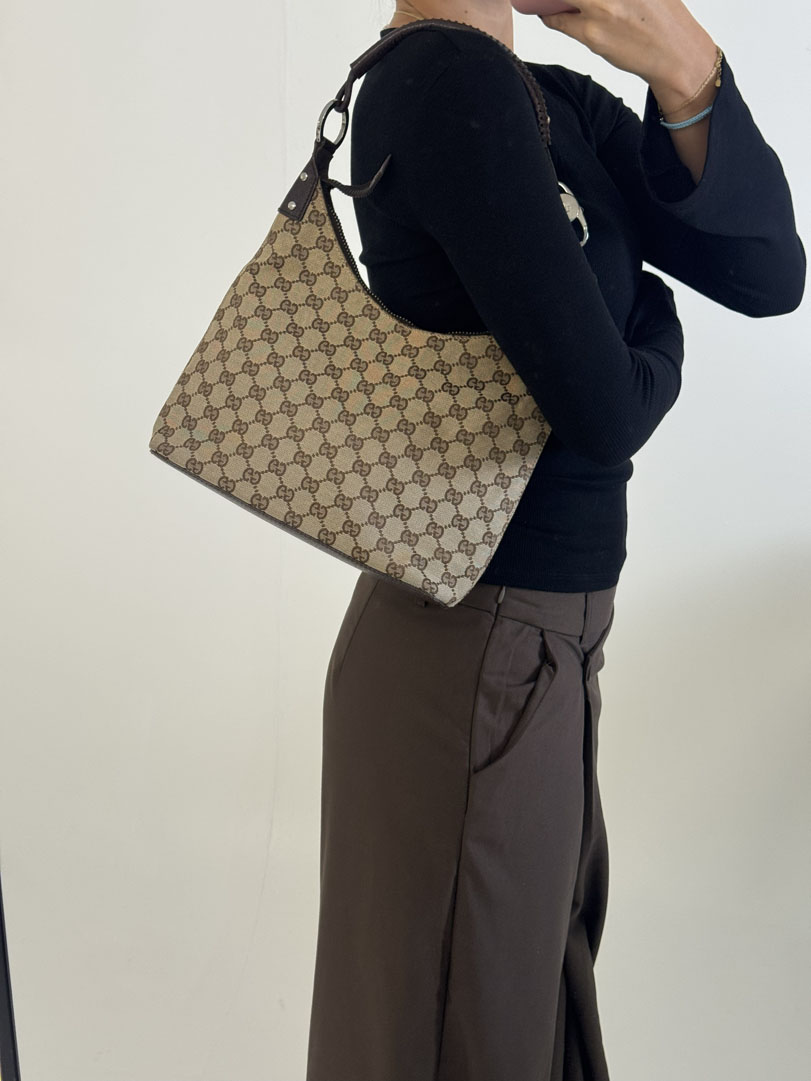 Gucci Lock Medium Canvas Bag