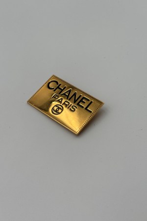 Chanel Plate Brooch
