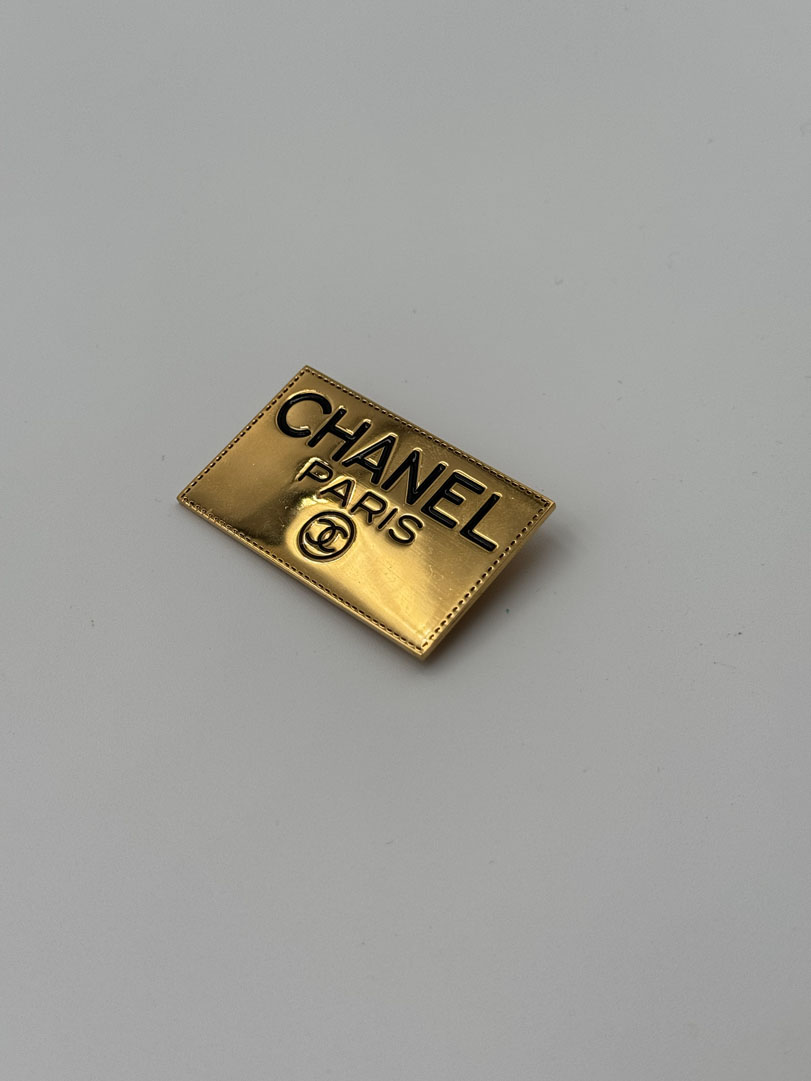 Chanel Plate Brooch