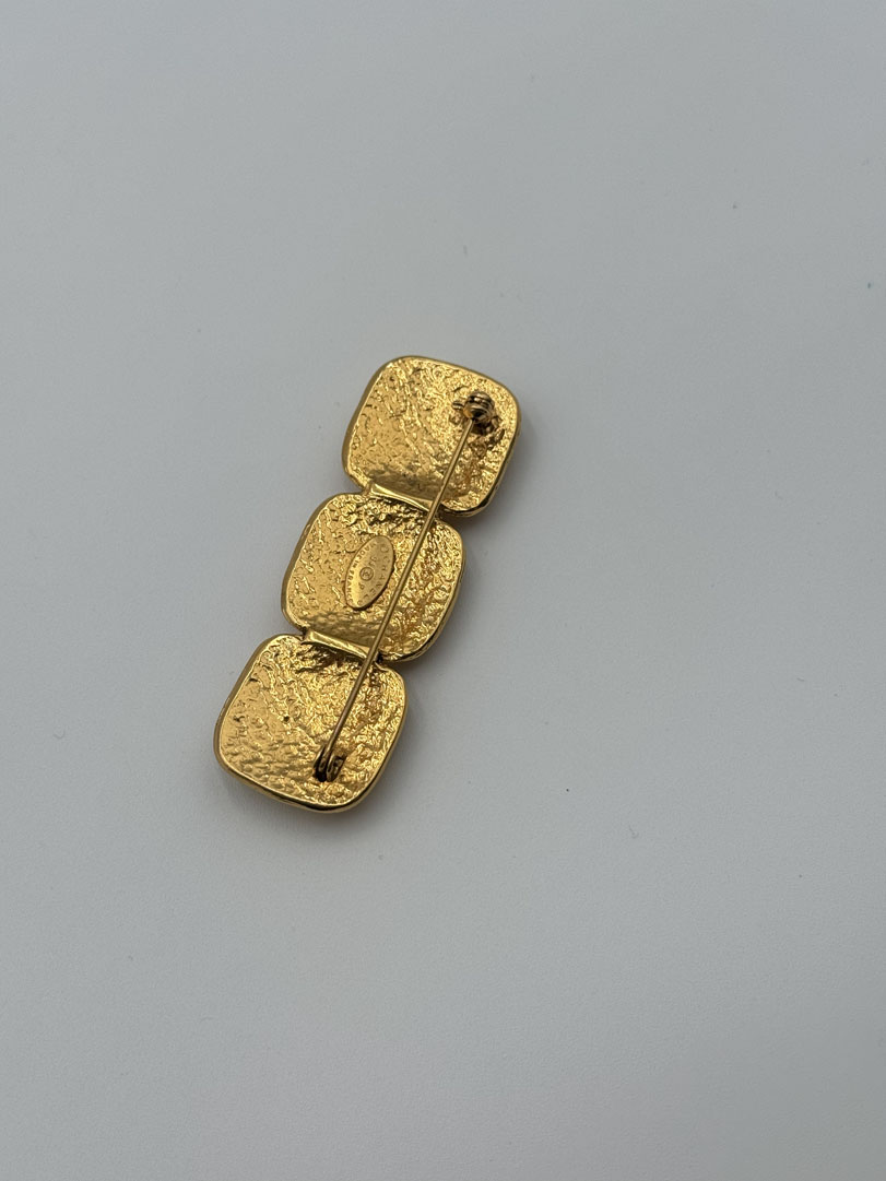 Chanel Triple Brooch