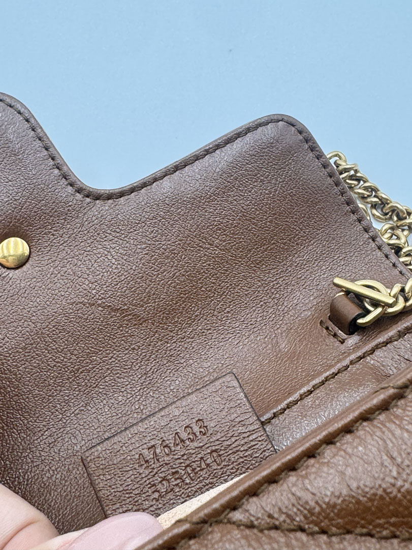 Gucci Marmont Super Mini Brown