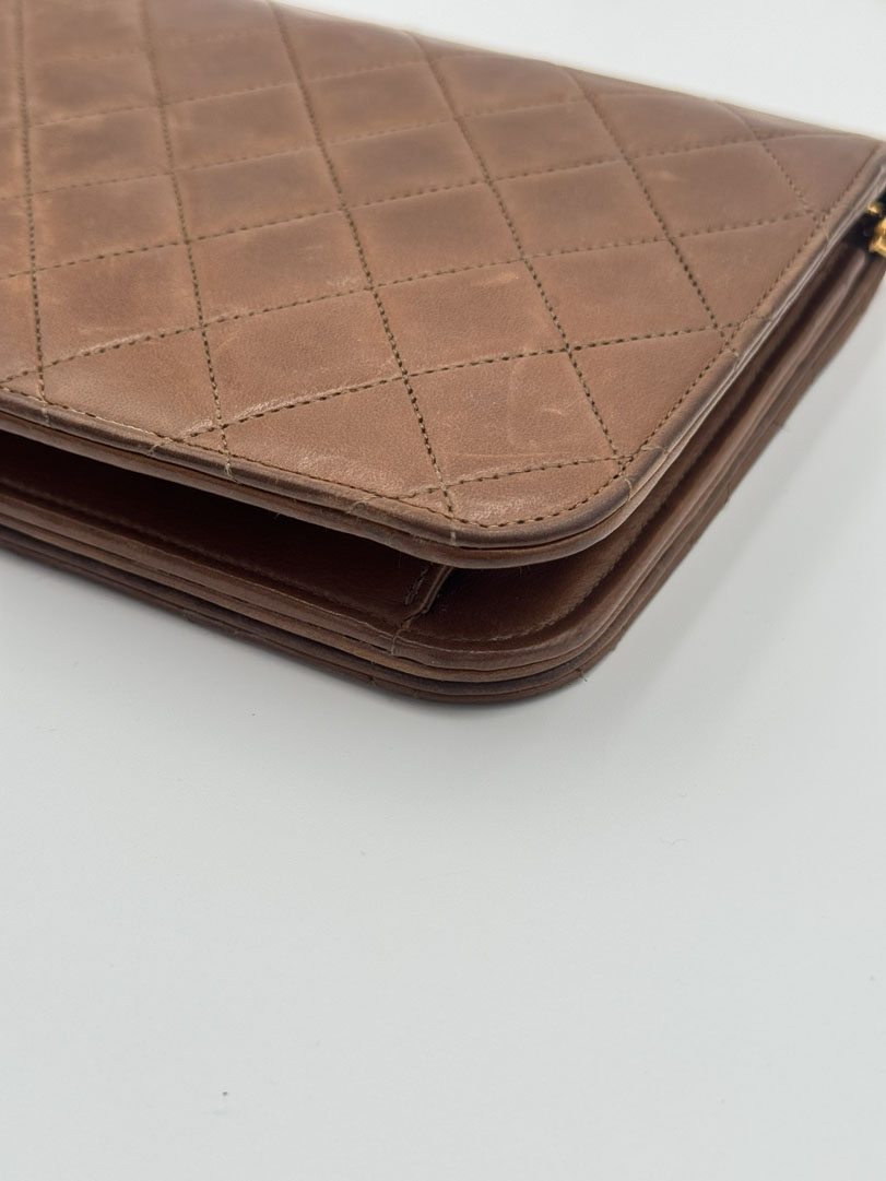 Chanel Single Flap Bag Brown - Image 14