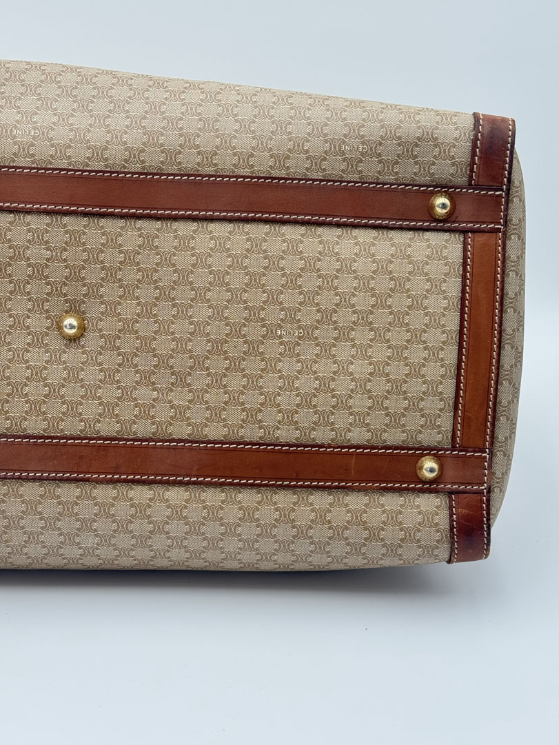 Celine Macadam Canvas Boston Bag - Image 13