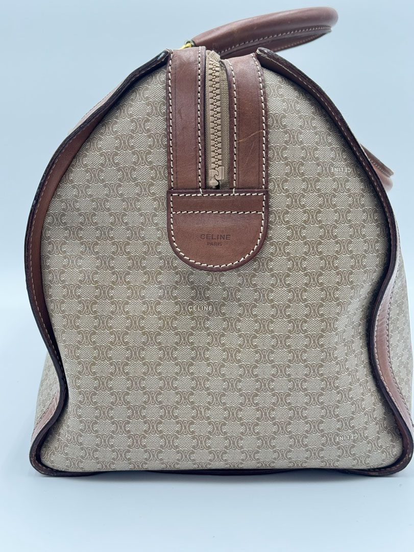 Celine Macadam Canvas Boston Bag - Image 10