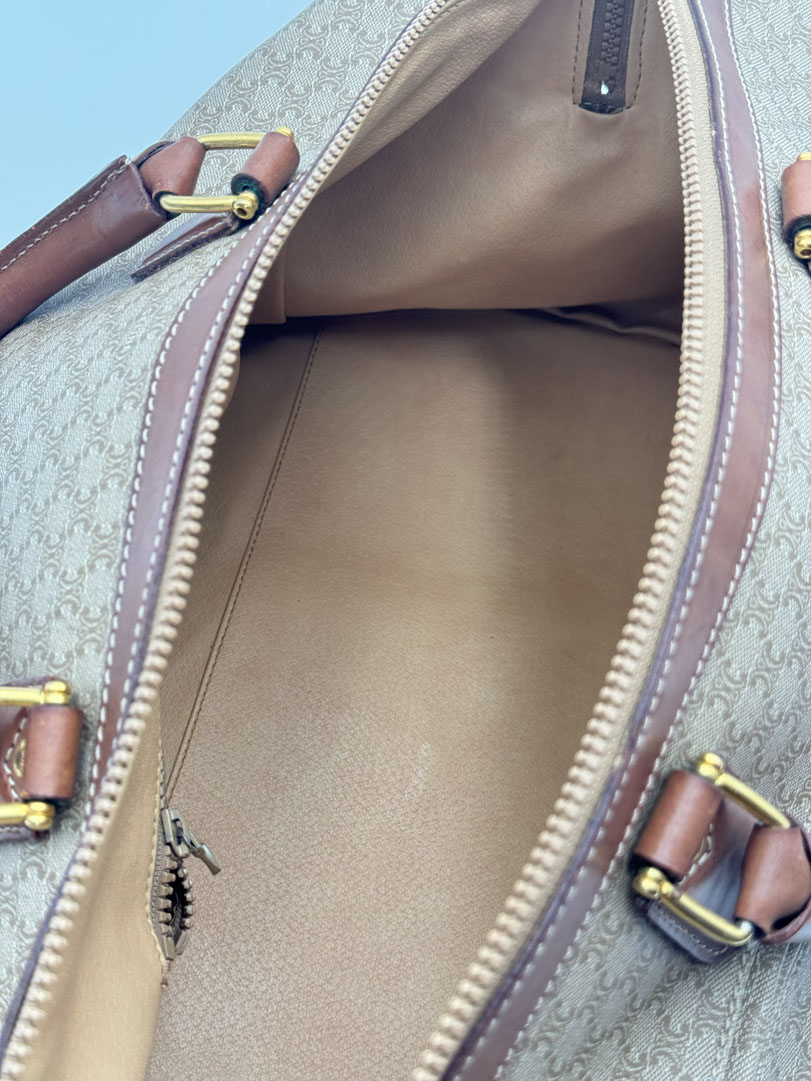 Celine Macadam Canvas Boston Bag - Image 21