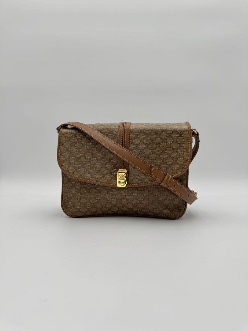 Celine Macadam Canvas Crossbody Bag