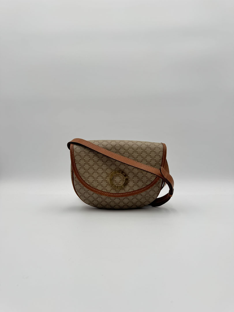 Celine Macadam Canvas Crossbody Bag