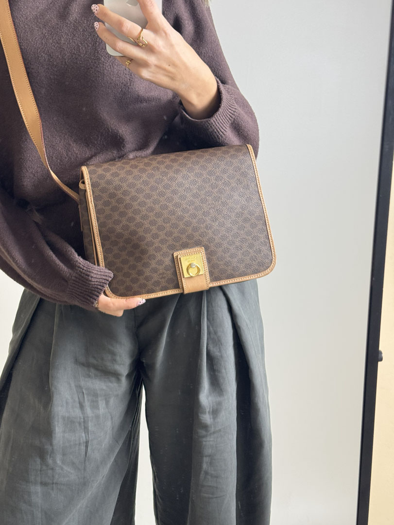 Celine Macadam Canvas Crossbody Bag - Afbeelding 3