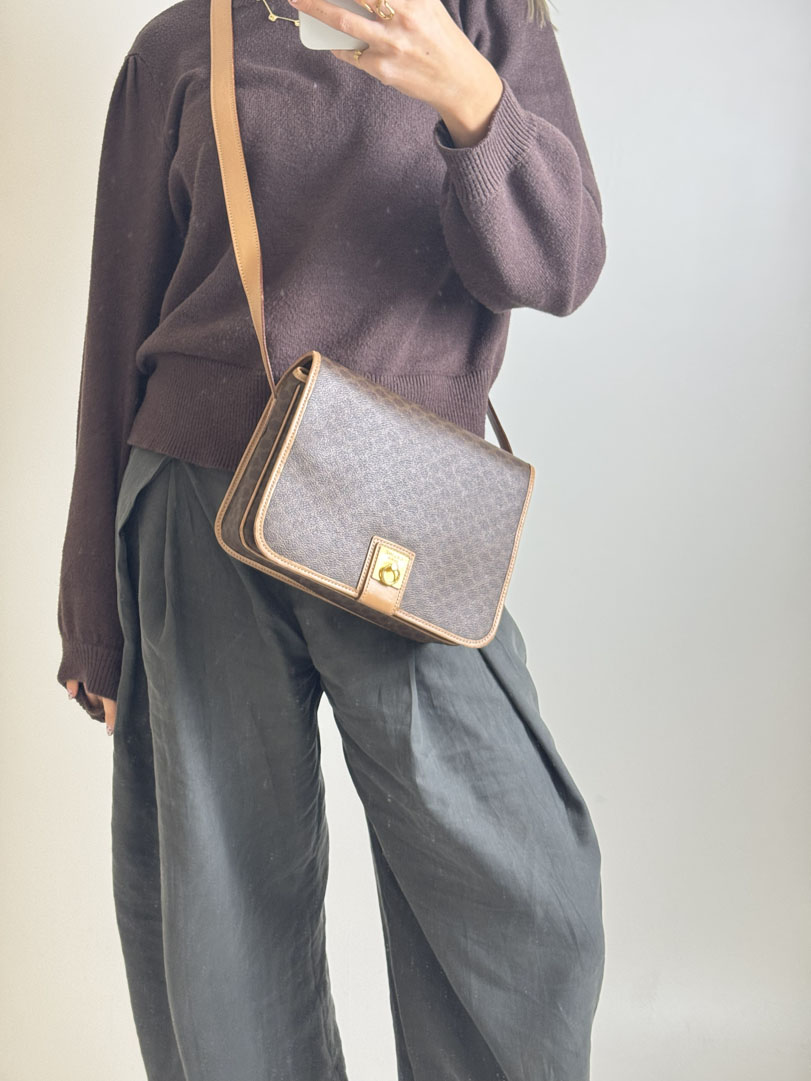 Celine Macadam Canvas Crossbody Bag - Afbeelding 2