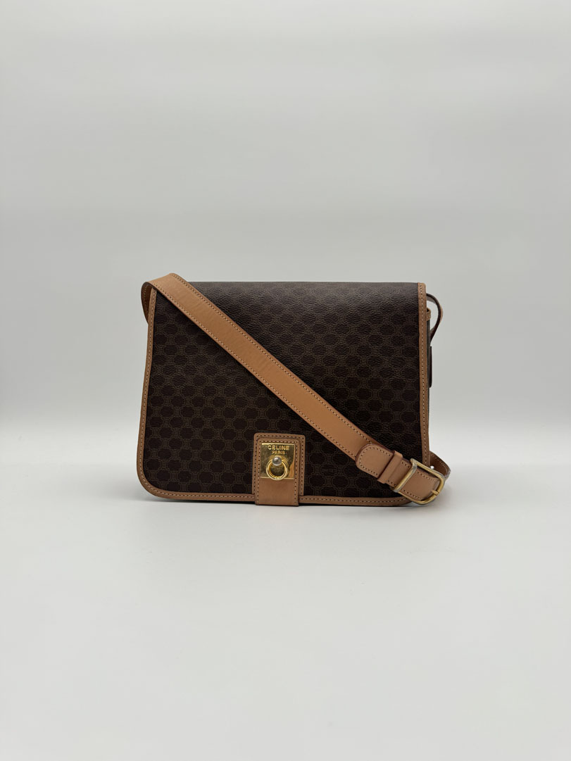 Celine Macadam Canvas Crossbody Bag