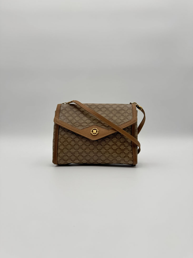 Celine Macadam Canvas Crossbody Bag