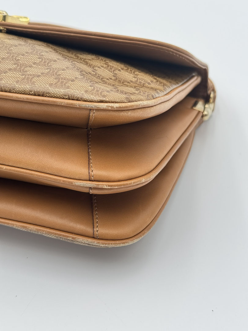 Celine Macadam Canvas Crossbody Bag - Image 14