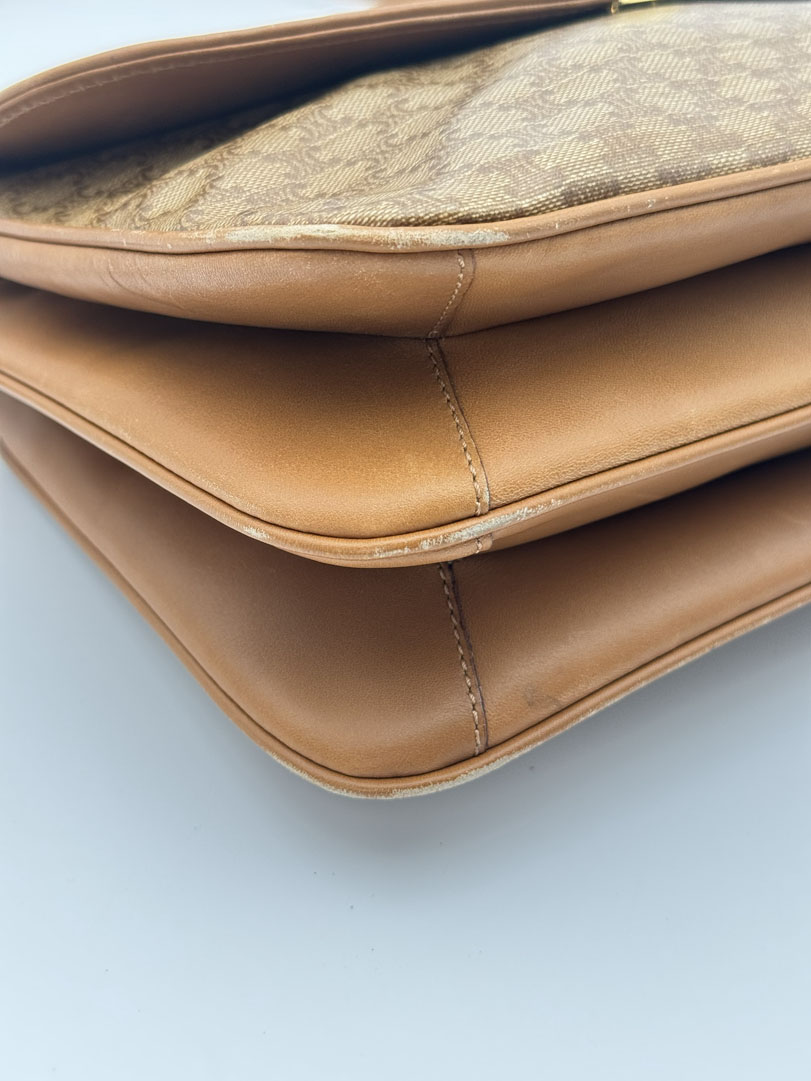 Celine Macadam Canvas Crossbody Bag - Image 13