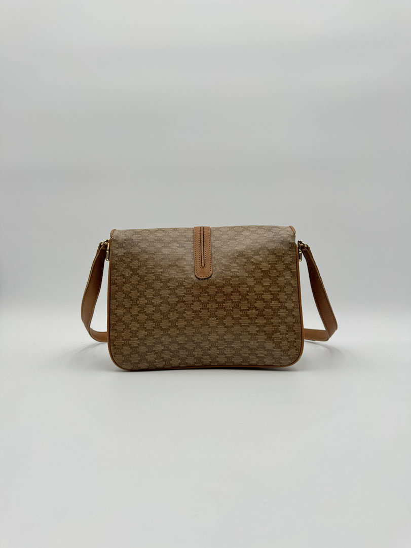 Celine Macadam Canvas Crossbody Bag - Image 6