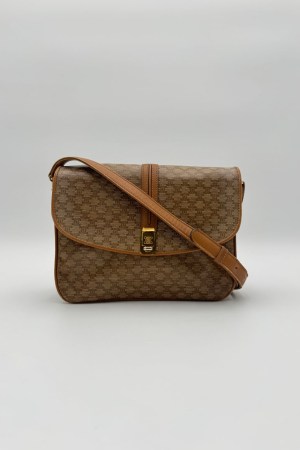 Celine Macadam Canvas Crossbody Bag