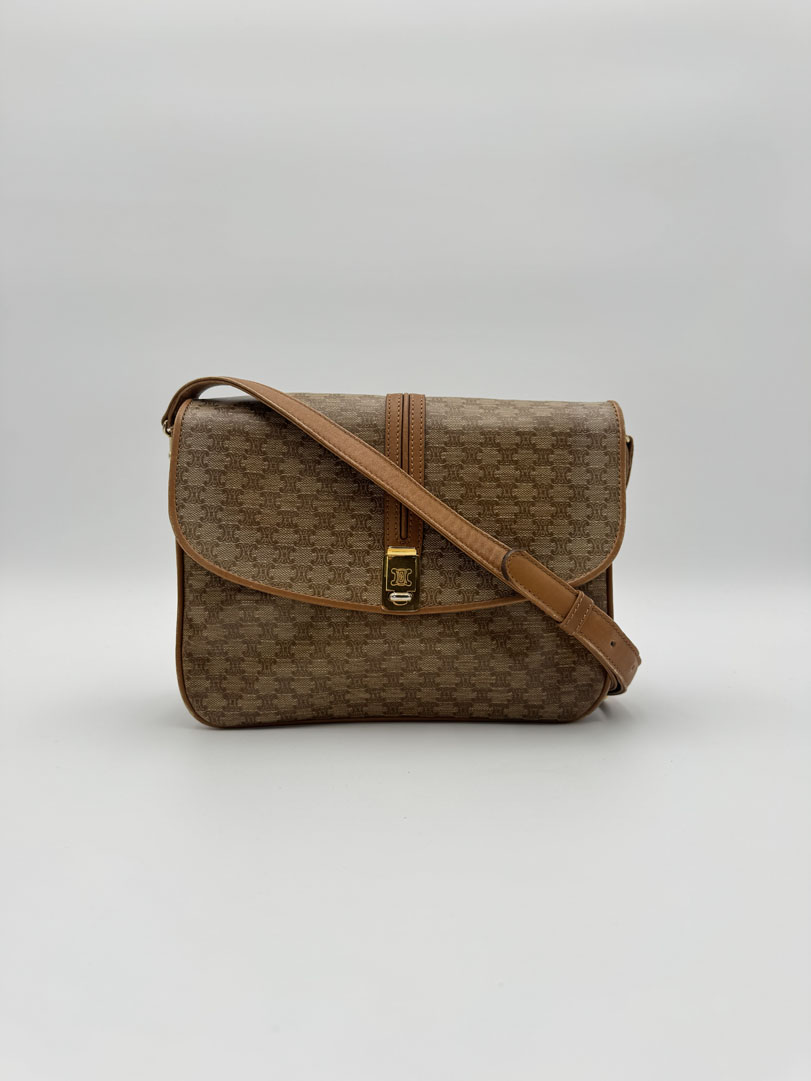 Celine Macadam Canvas Crossbody Bag