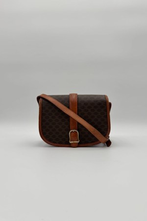 Celine Macadam Canvas Crossbody Bag