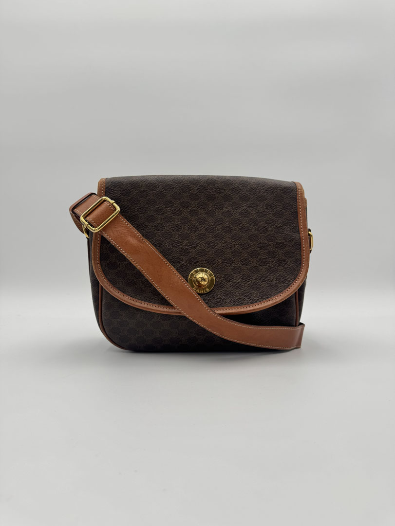 Celine Macadam Canvas Crossbody Bag