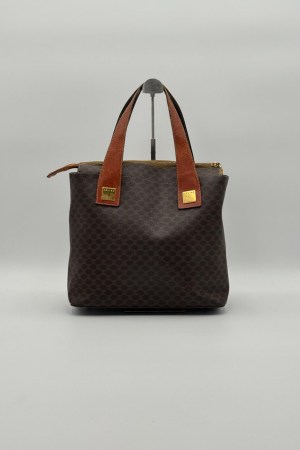 Celine Macadam Canvas Hand Bag