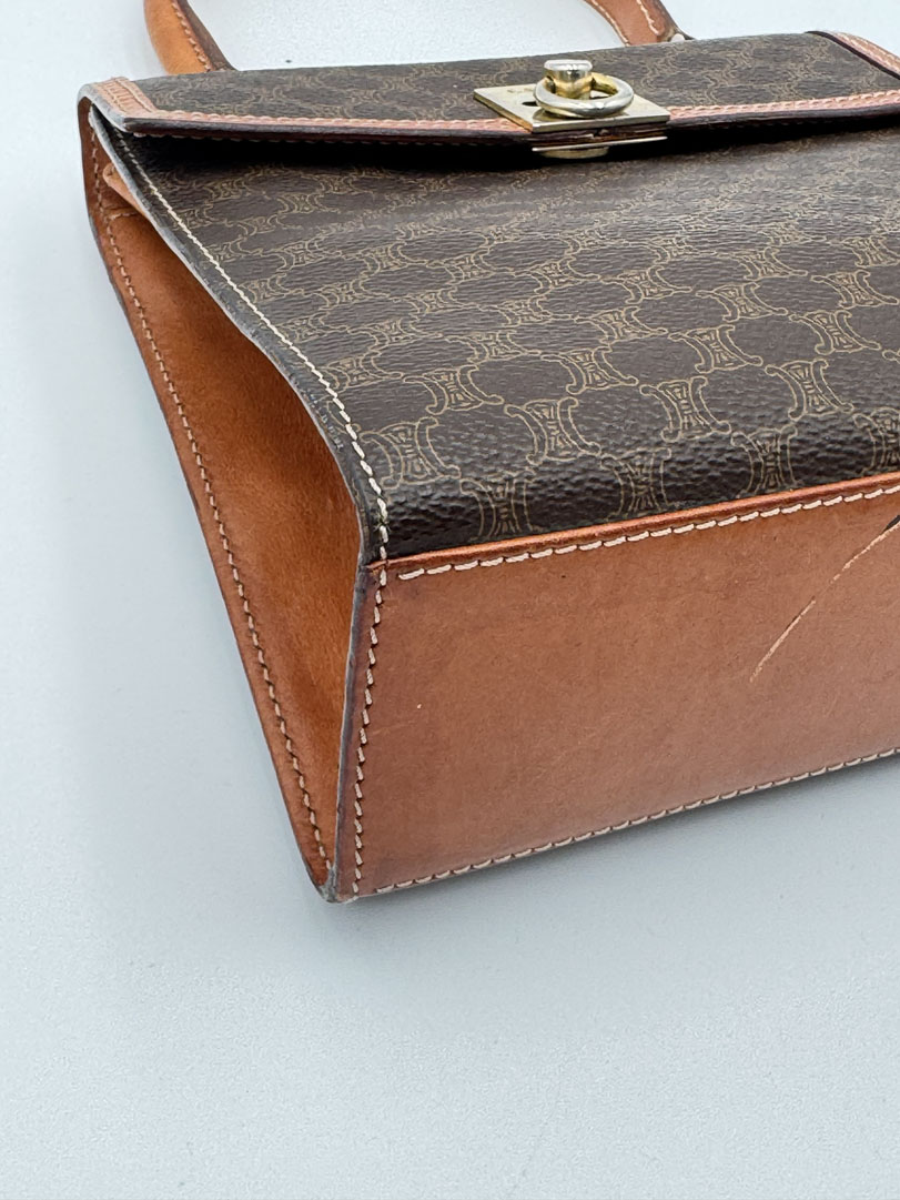 Celine Macadam Canvas Hand Bag - Image 13