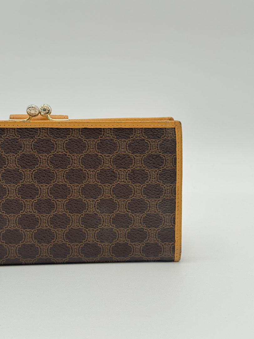 Celine Macadam Canvas Long Wallet - Image 6