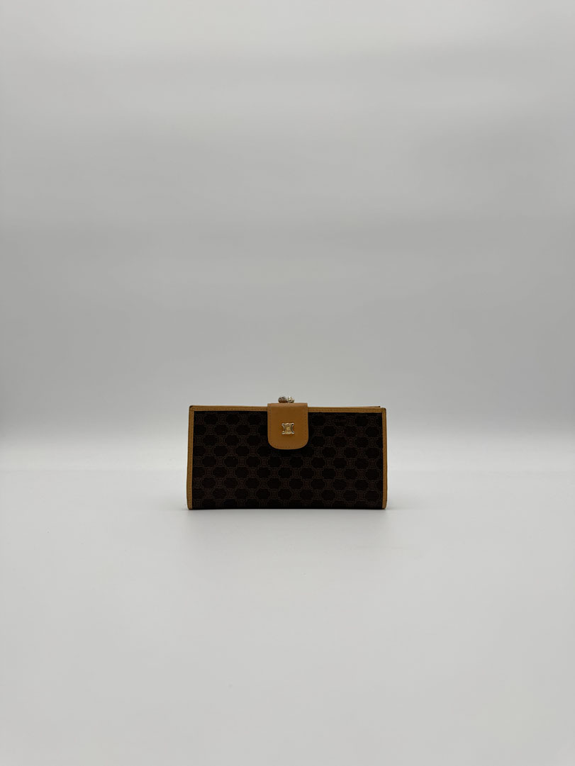 Celine Macadam Canvas Long Wallet