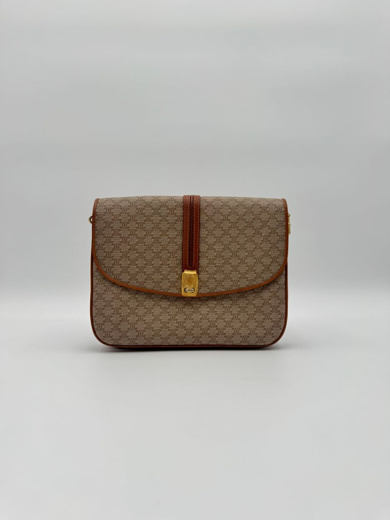 極美品 Vintage Celine Macadam Clutch Bag Celine Macadam Clutch - Get Your Designer Bag
