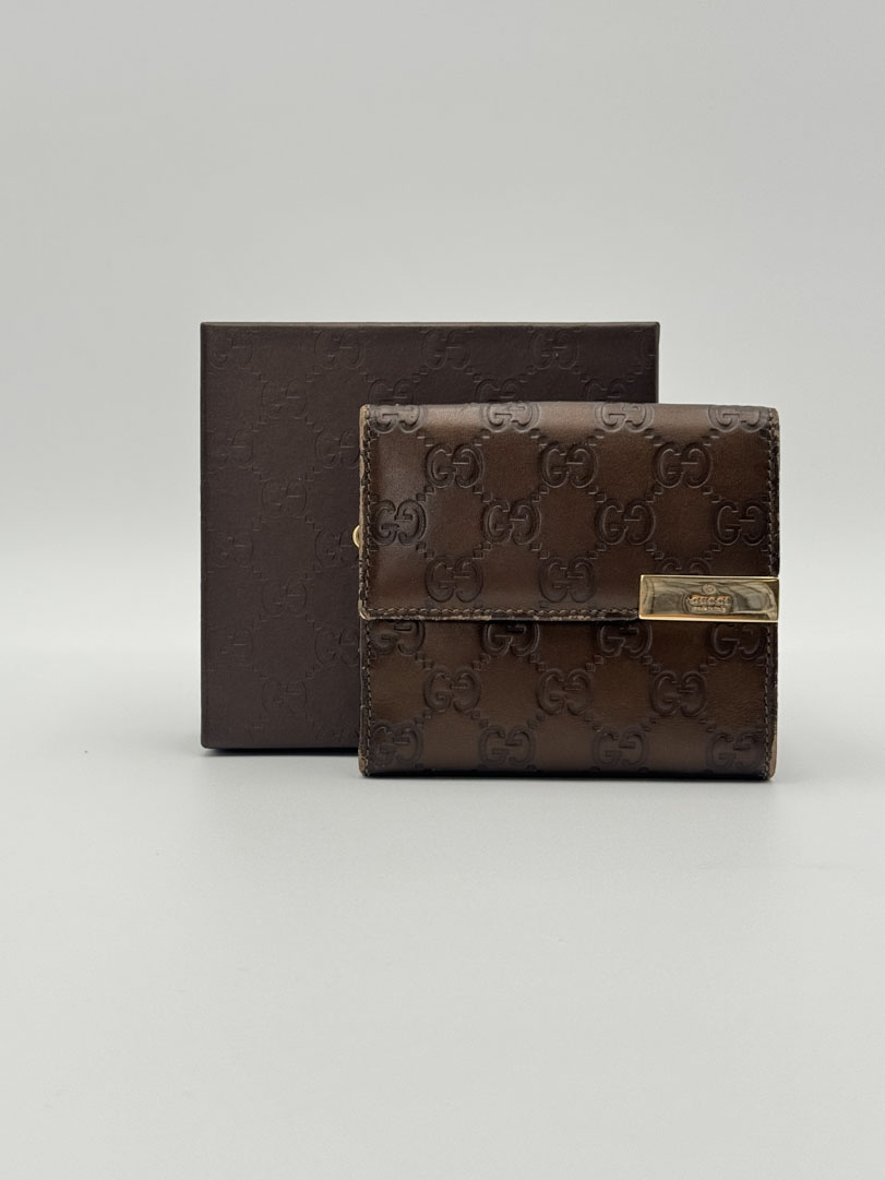 Gucci Brown GG Leather Wallet - Afbeelding 17