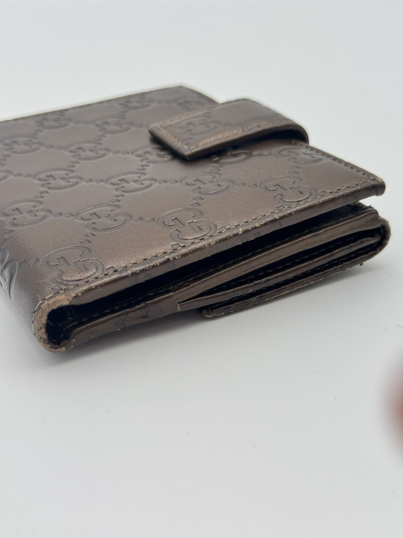 Gucci Brown GG Leather Wallet - Afbeelding 14
