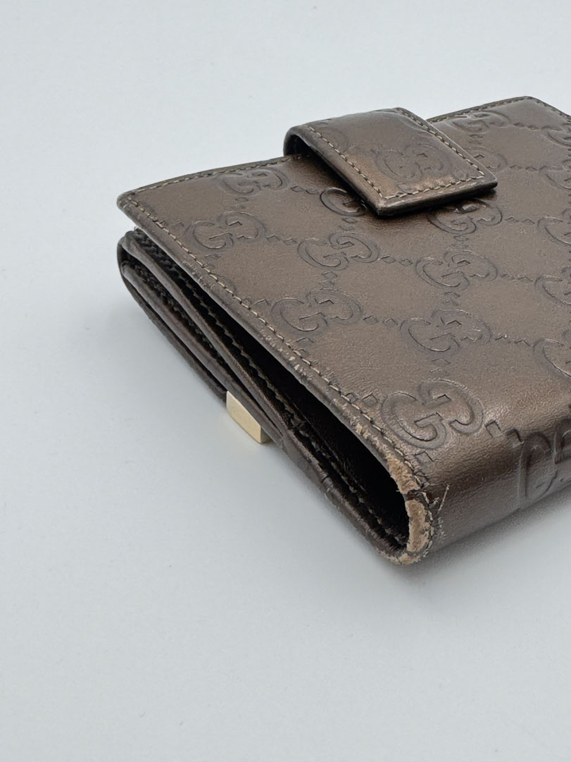 Gucci Brown GG Leather Wallet - Afbeelding 13