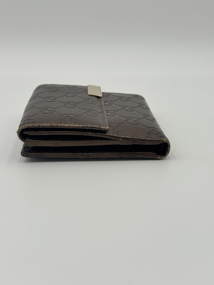 Gucci Brown GG Leather Wallet - Afbeelding 8