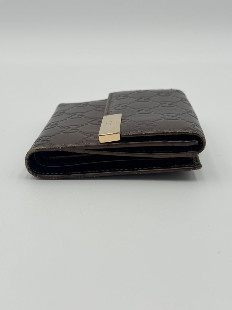 Gucci Brown GG Leather Wallet - Afbeelding 7