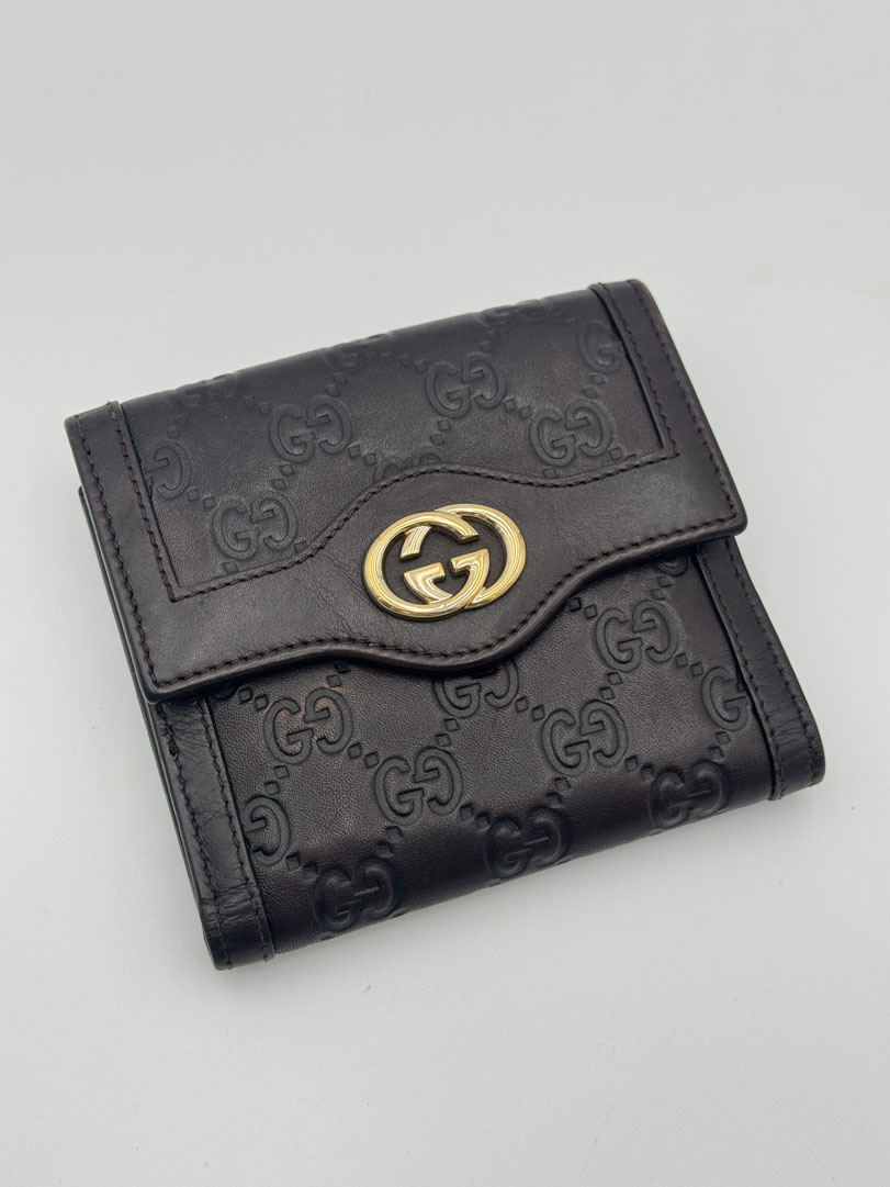 Gucci Brown Leather Wallet - Afbeelding 12