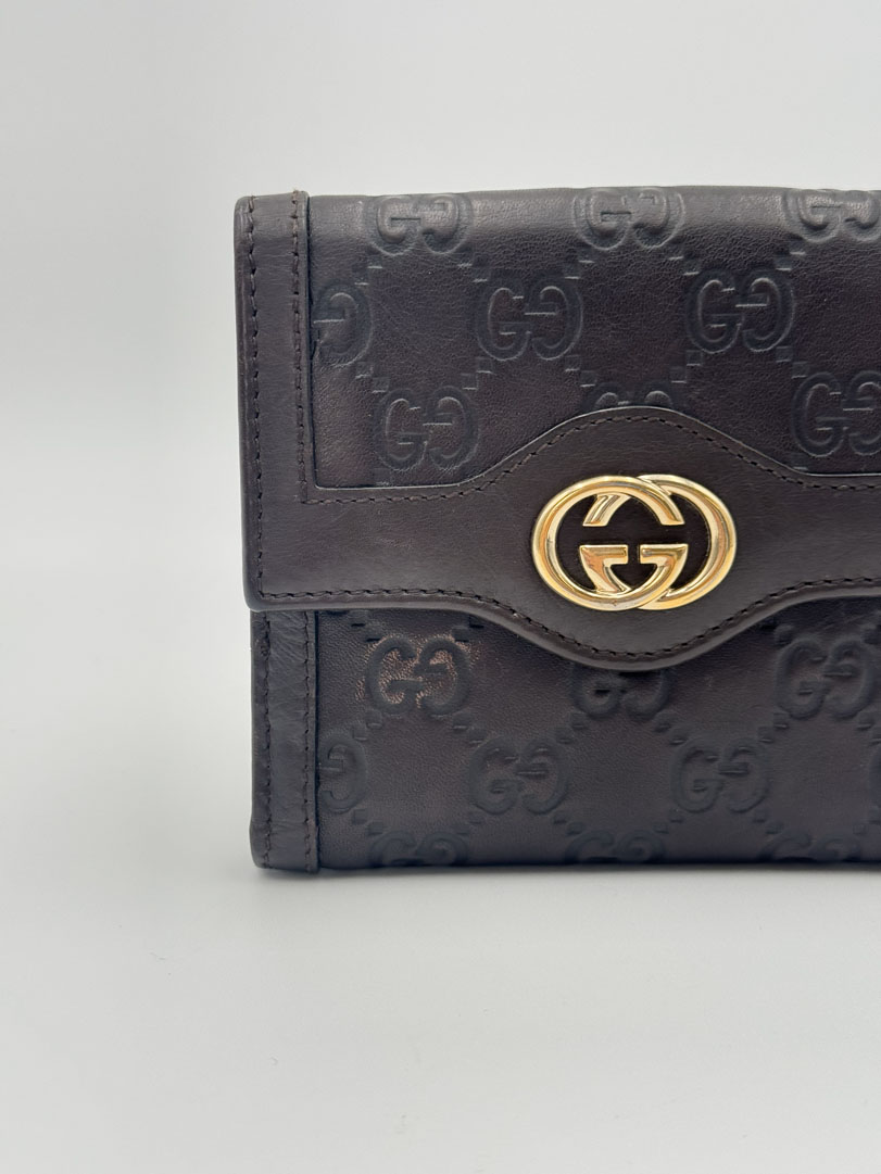 Gucci Brown Leather Wallet - Afbeelding 2