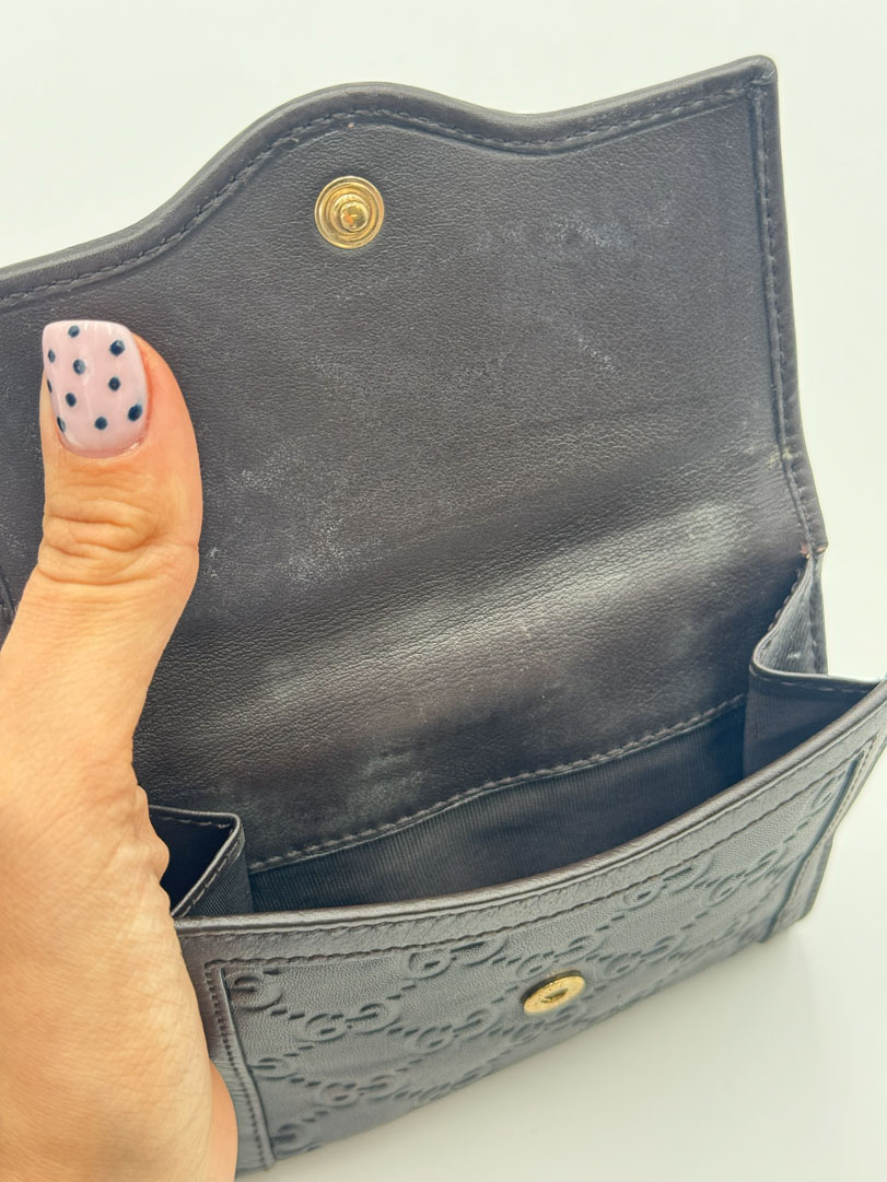 Gucci Brown Leather Wallet - Afbeelding 14