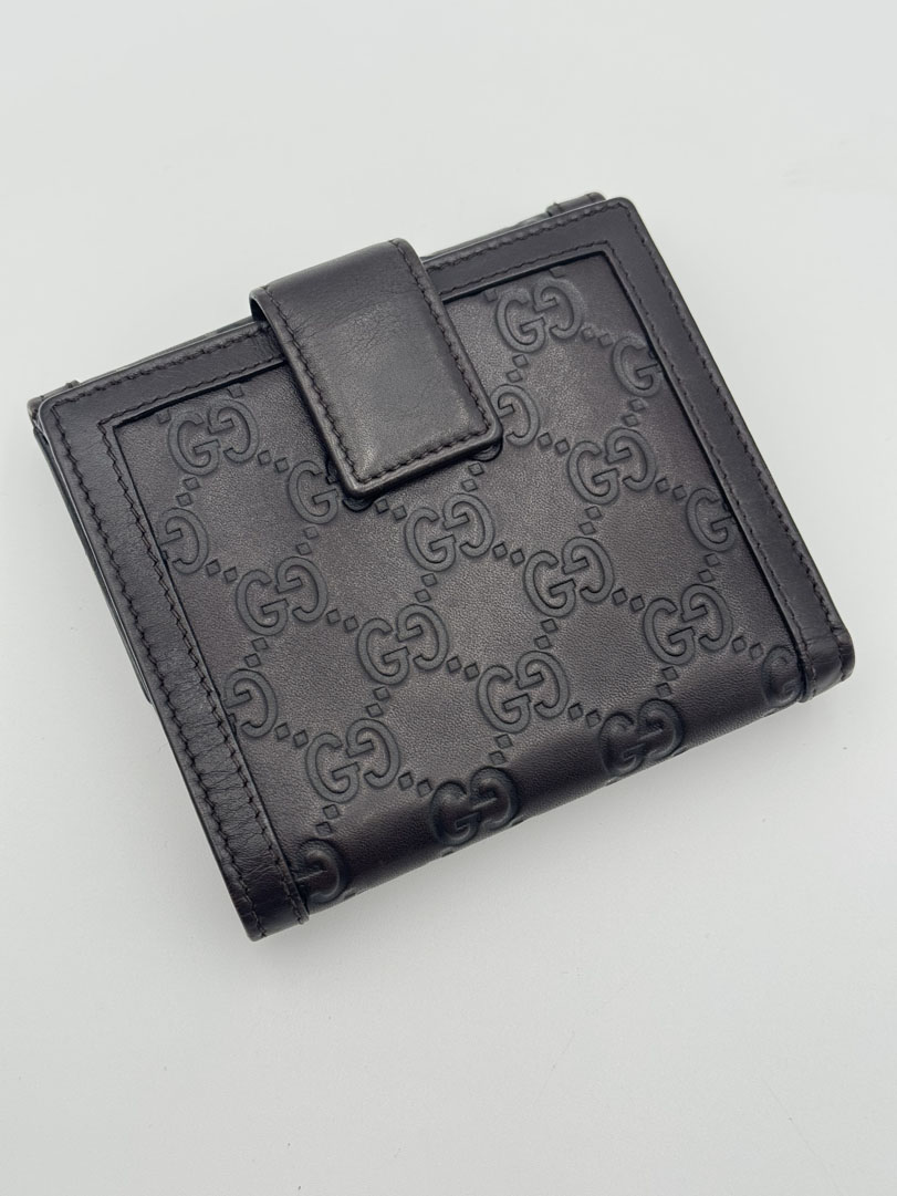 Gucci Brown Leather Wallet - Afbeelding 13