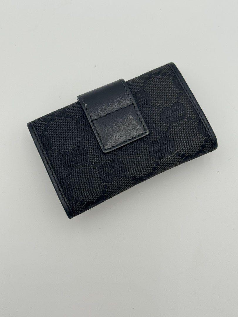 Gucci GG Canvas Black Key Holder - Afbeelding 14