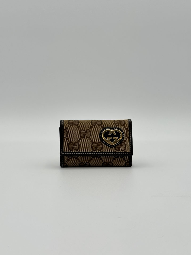 Gucci GG Canvas Key Case
