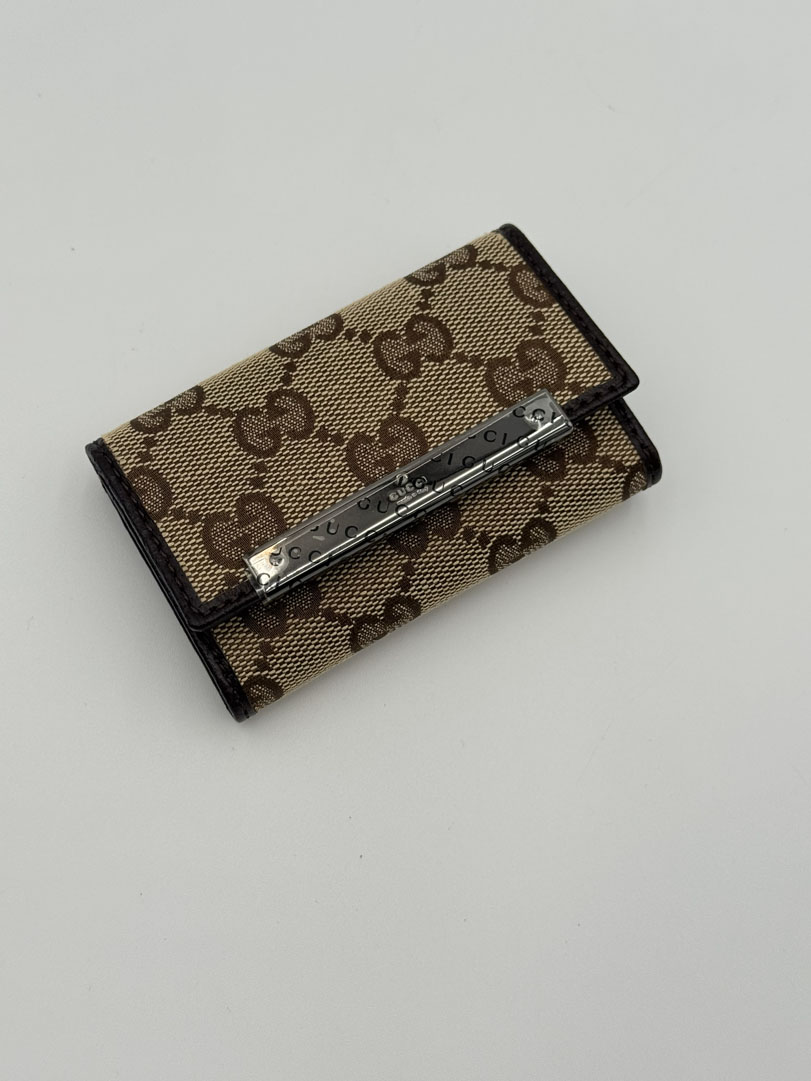 Gucci GG Canvas Key Case - Image 13