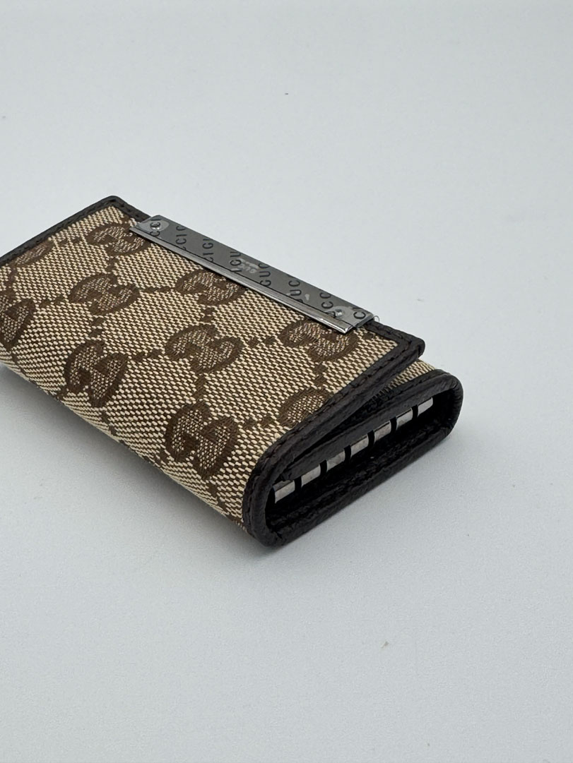 Gucci GG Canvas Key Case - Image 9