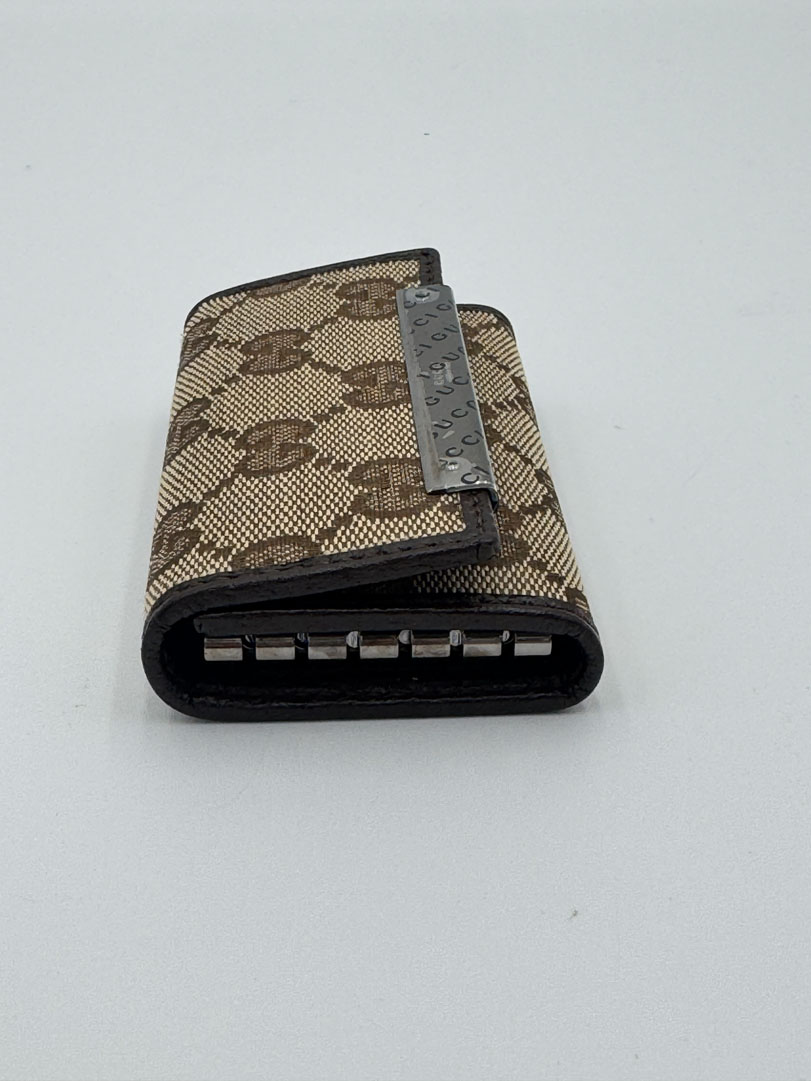 Gucci GG Canvas Key Case - Image 8