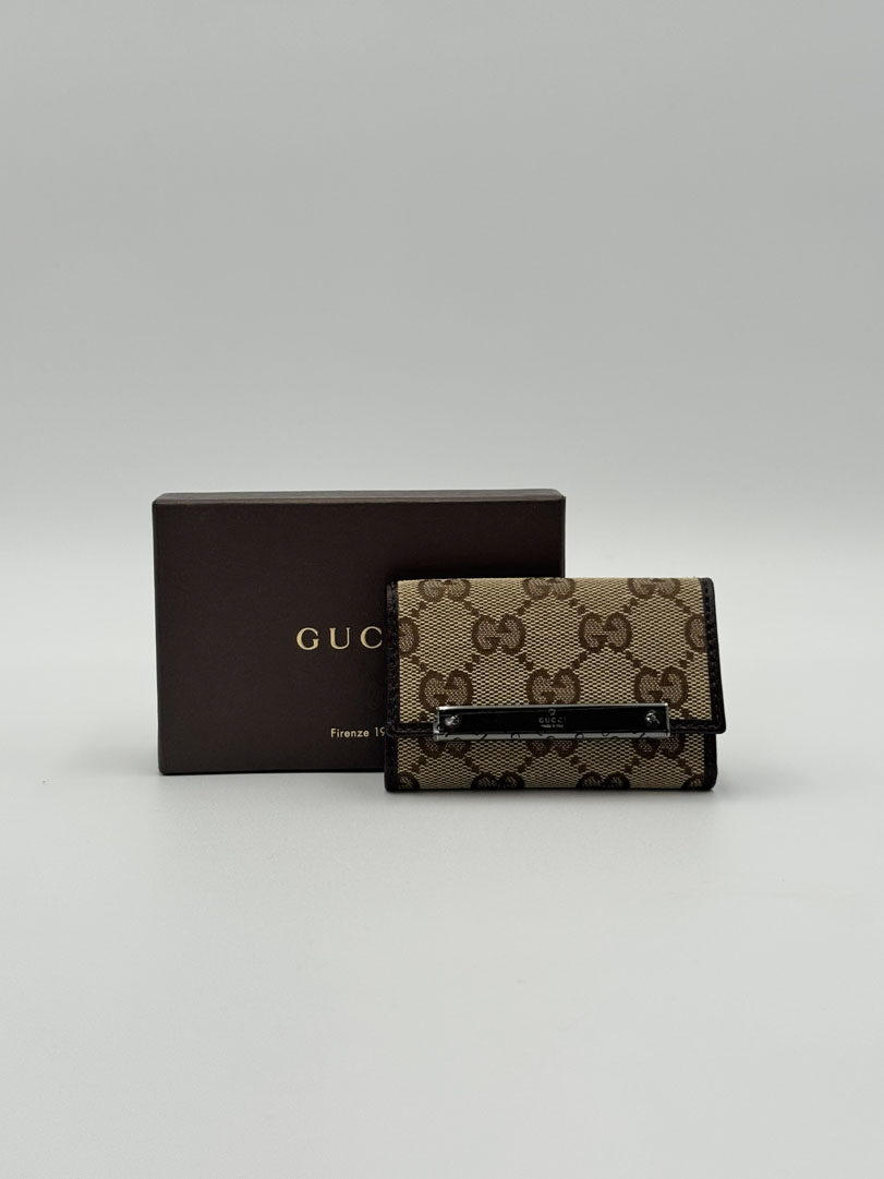 Gucci GG Canvas Key Case - Image 17