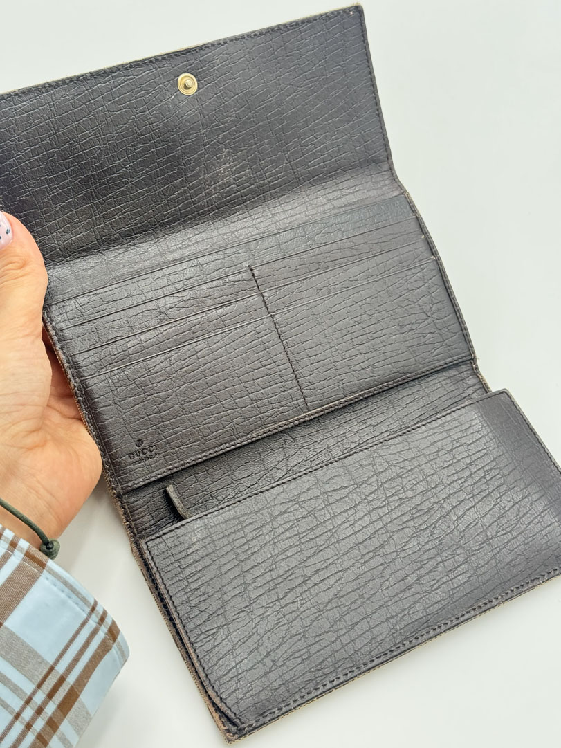 Gucci Horsebit Wallet GG Canvas - Afbeelding 14