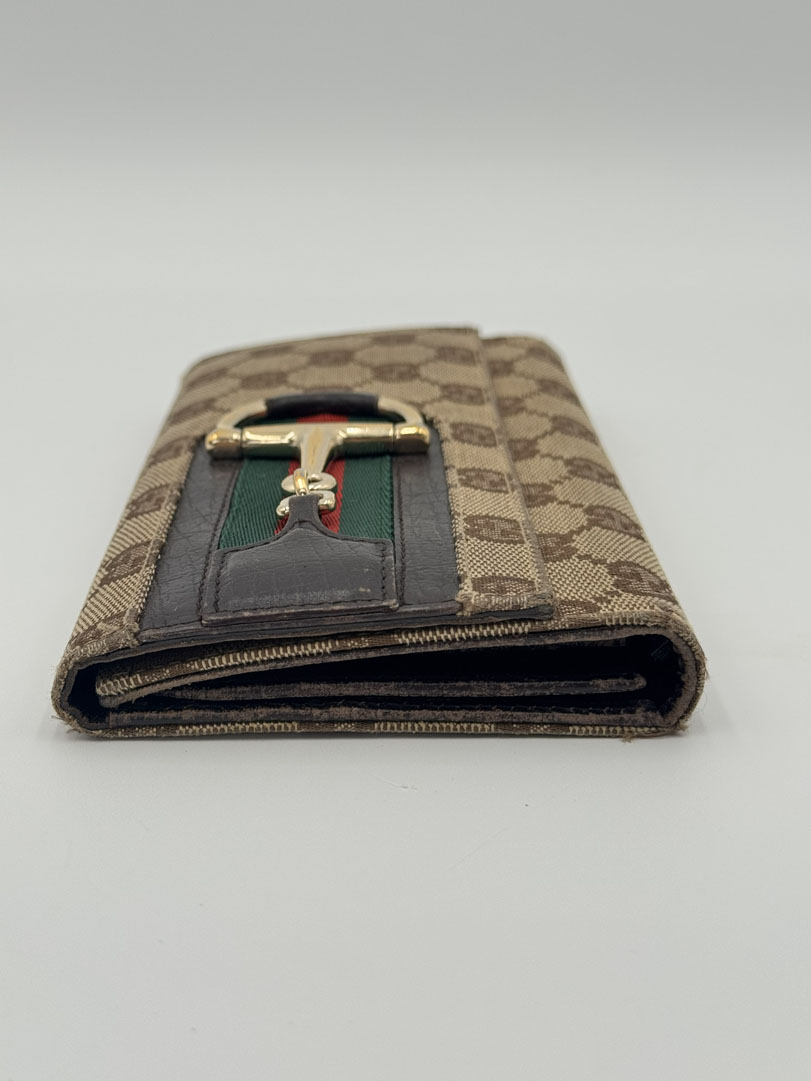 Gucci Horsebit Wallet GG Canvas - Afbeelding 7