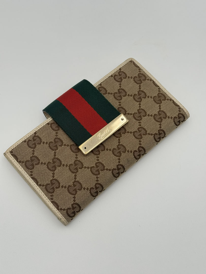 Gucci Sherry Line GG Canvas Wallet - Afbeelding 14