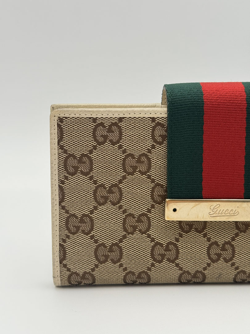 Gucci Sherry Line GG Canvas Wallet - Afbeelding 3