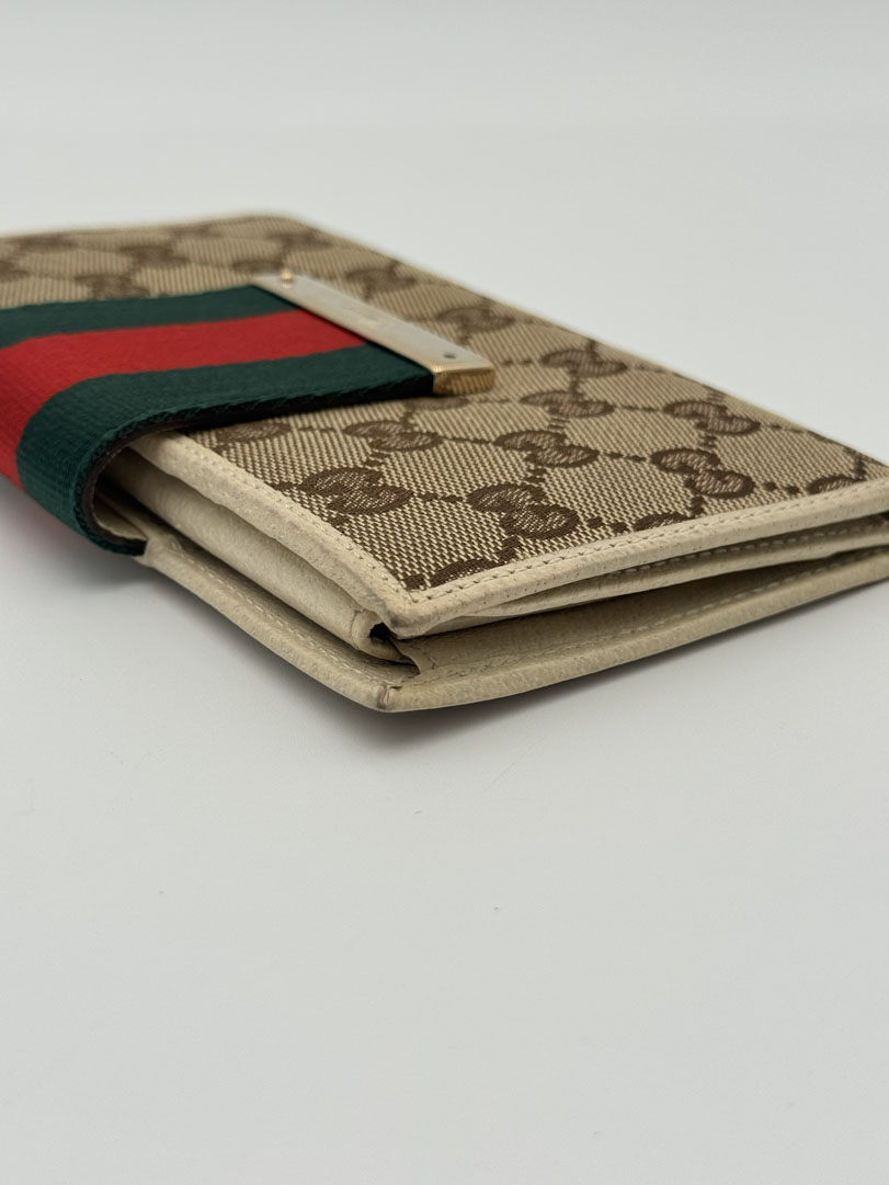 Gucci Sherry Line GG Canvas Wallet - Afbeelding 12
