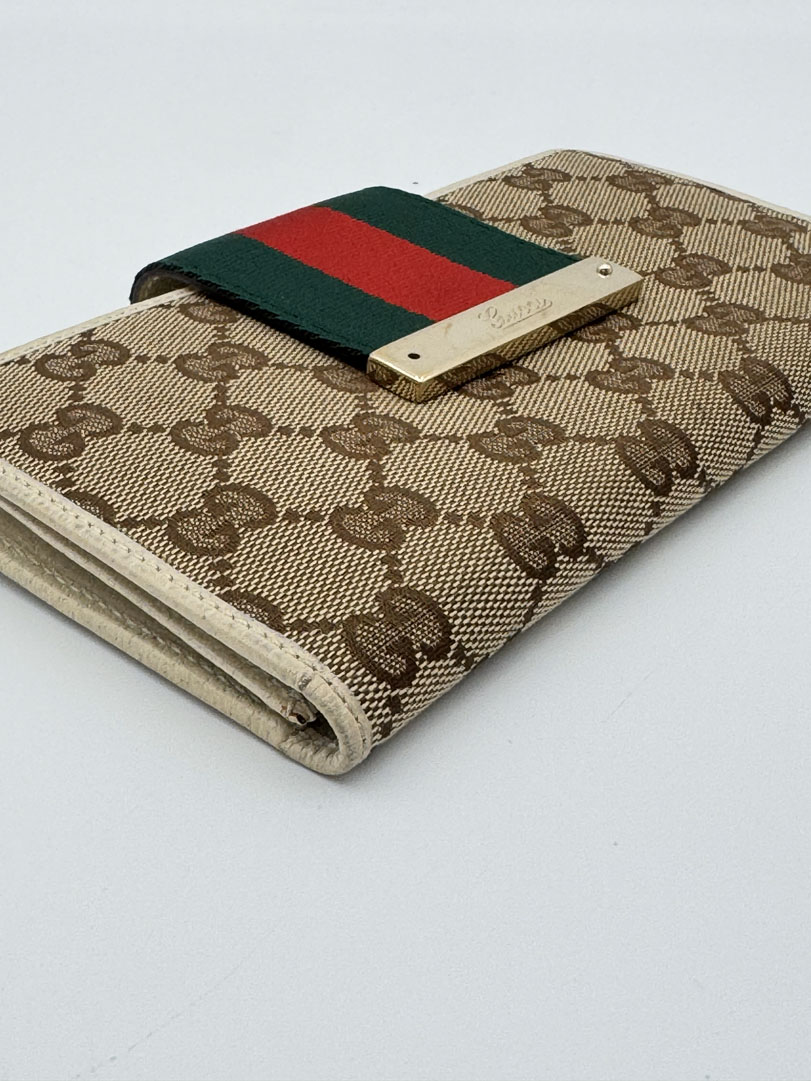 Gucci Sherry Line GG Canvas Wallet - Afbeelding 11