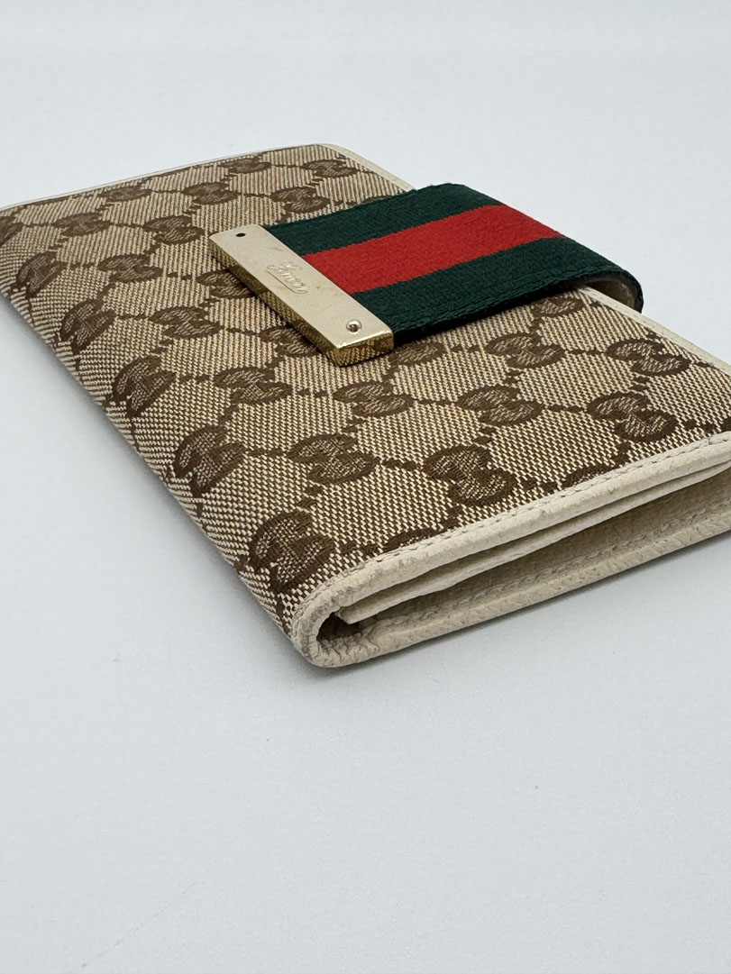 Gucci Sherry Line GG Canvas Wallet - Afbeelding 10