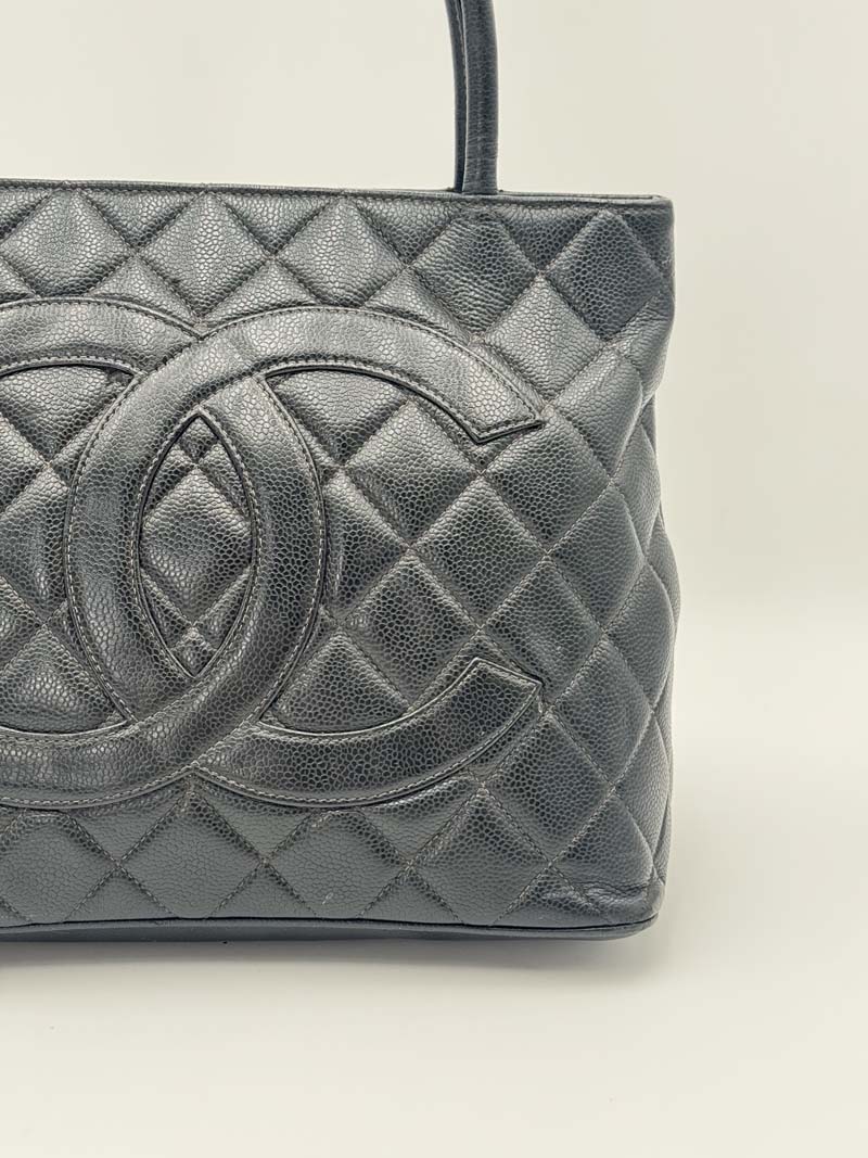 Chanel Medallion Tote Caviar
